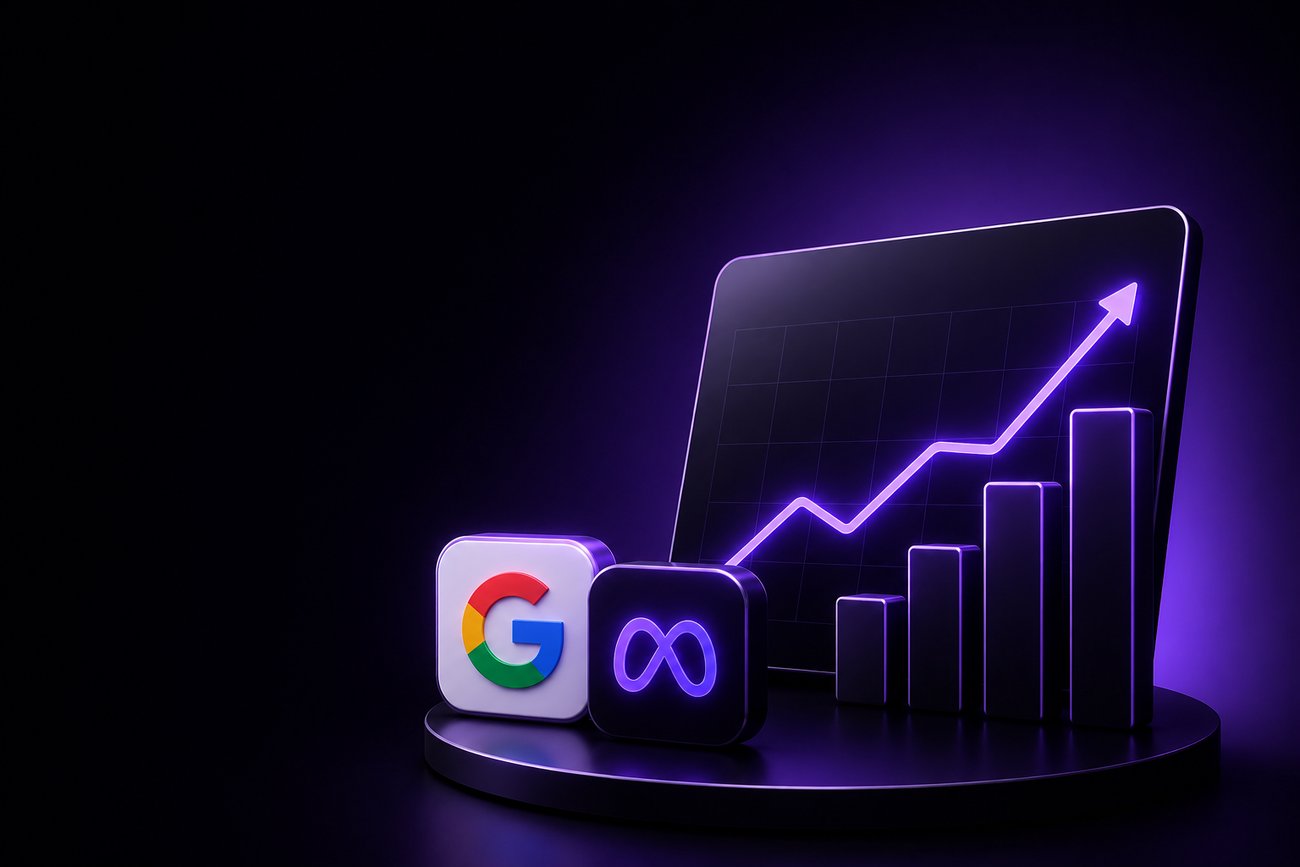 A visual representing digital ad management services